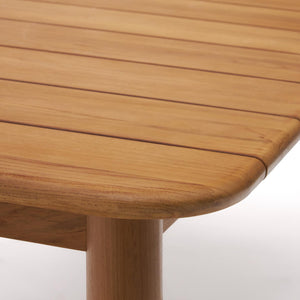 Kave Home Turqueta tuintafel 220/294x100 cm teakhout