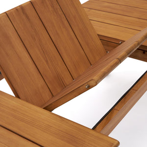 Kave Home Turqueta tuintafel 220/294x100 cm teakhout