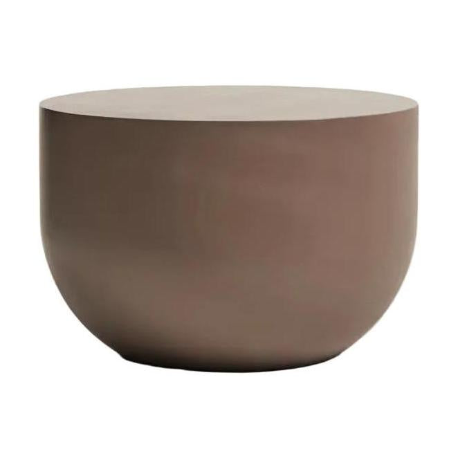 Kave Home Garbet salontafel Ø60 cm cement Bruin
