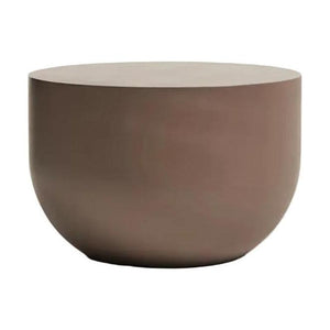 Kave Home Garbet salontafel Ø60 cm cement Bruin