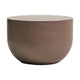 Kave Home Garbet salontafel Ø60 cm cement Bruin
