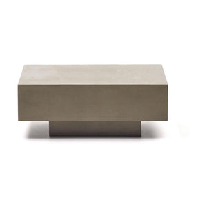 Kave Home Rustella bijzettafel 80x60 cm Cement