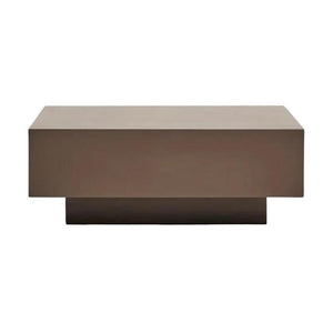 Kave Home Rustella bijzettafel 80x60 cm Bruin