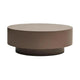 Kave Home Garbet salontafel Ø80 cm cement Bruin