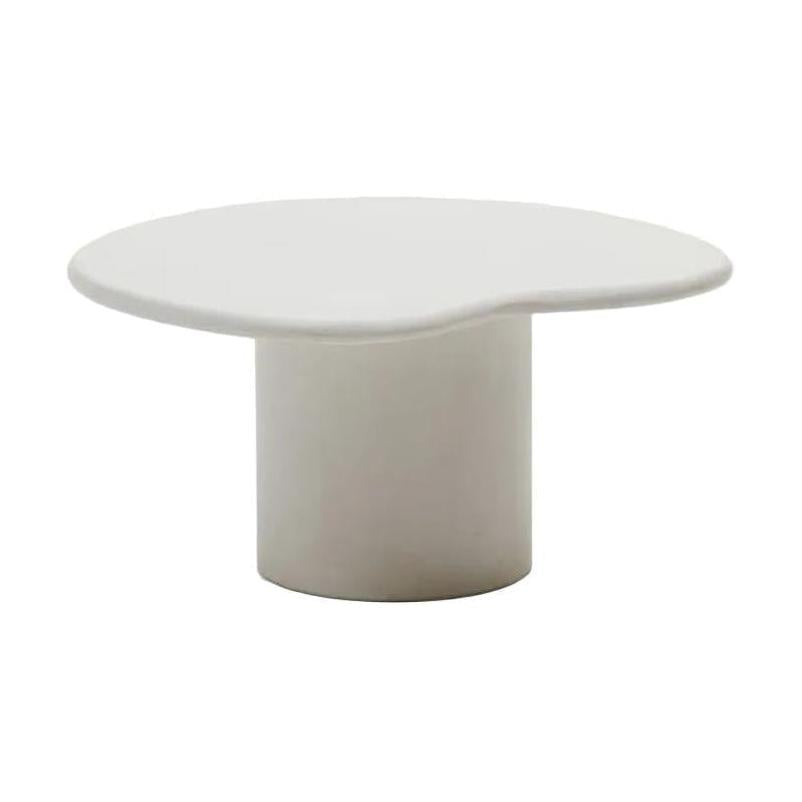 Kave Home Macarella bijzettafel 83x77 cm Wit