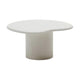 Kave Home Macarella bijzettafel 83x77 cm Wit