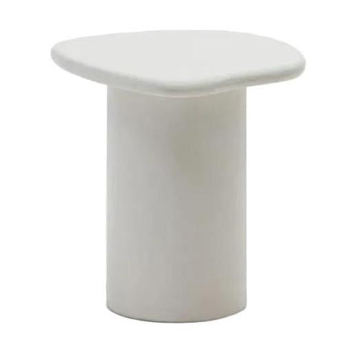 Kave Home Macarella bijzettafel 48x47 cm Wit