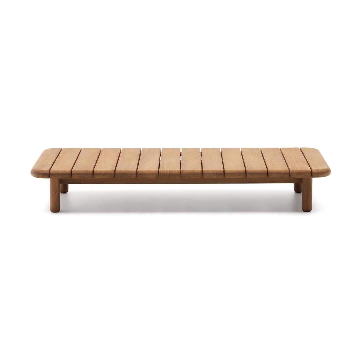Kave Home Turqueta salontafel 140x70 cm teakhout