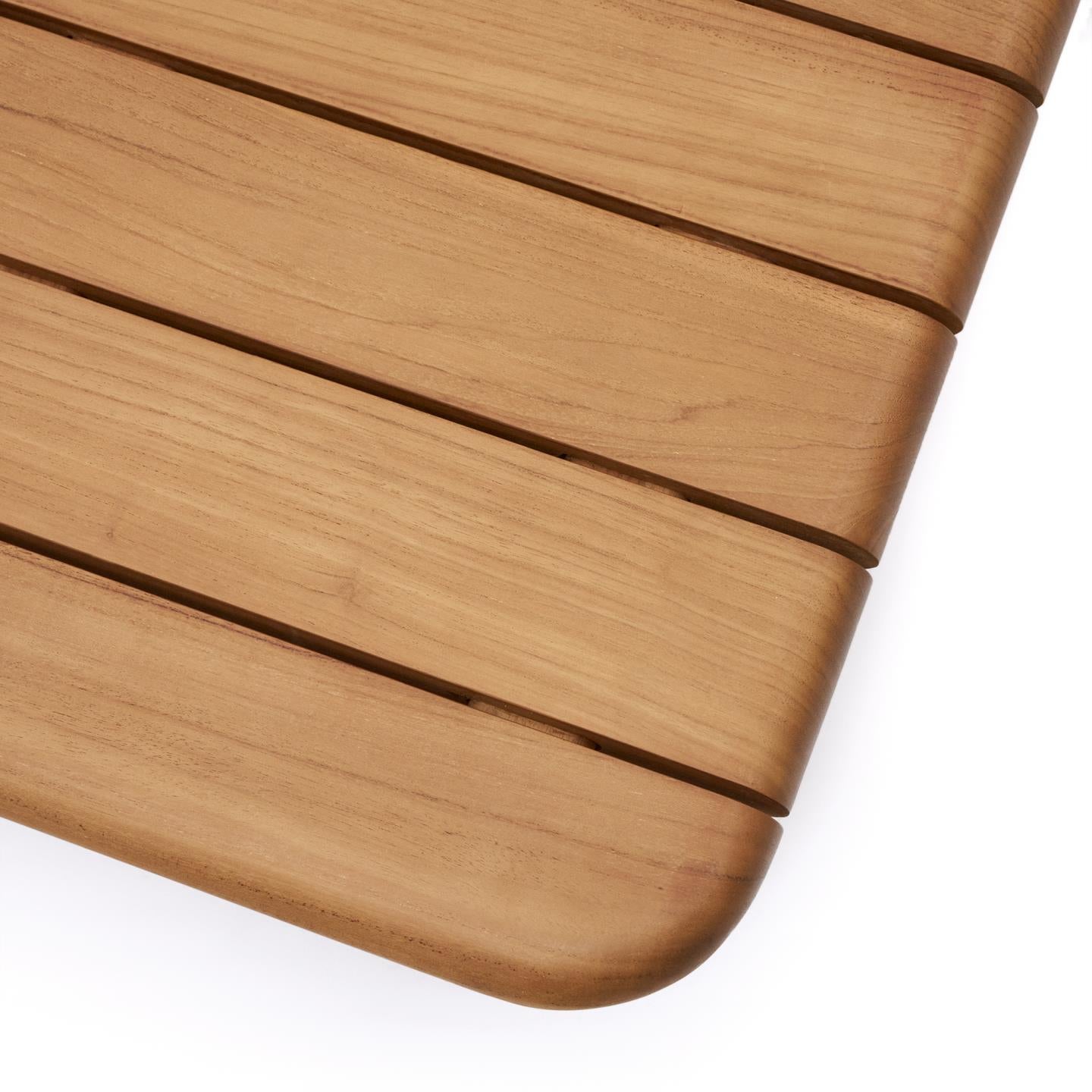 Kave Home Turqueta salontafel 140x70 cm teakhout
