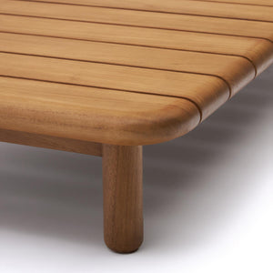 Kave Home Turqueta salontafel 140x70 cm teakhout