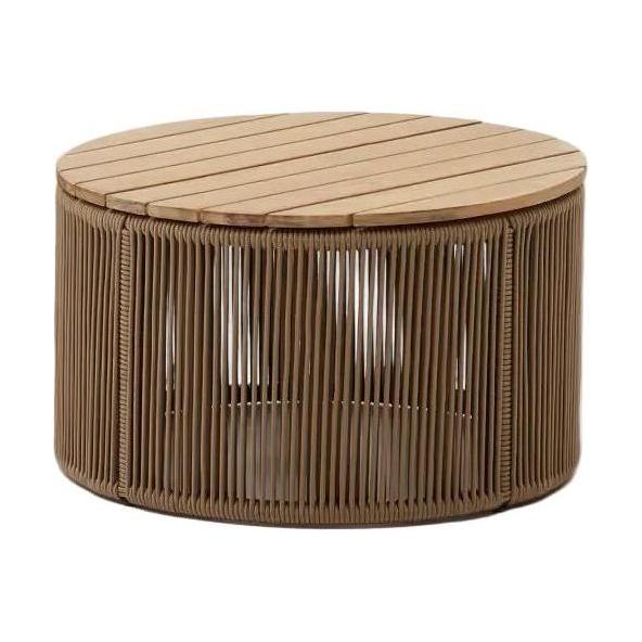Kave Home Dandara bijzettafel Ø60 cm Beige