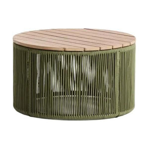 Kave Home Dandara bijzettafel Ø60 cm Groen