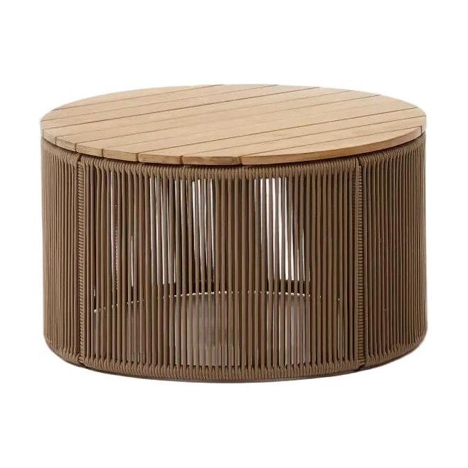 Kave Home Dandara bijzettafel Ø70 cm Beige