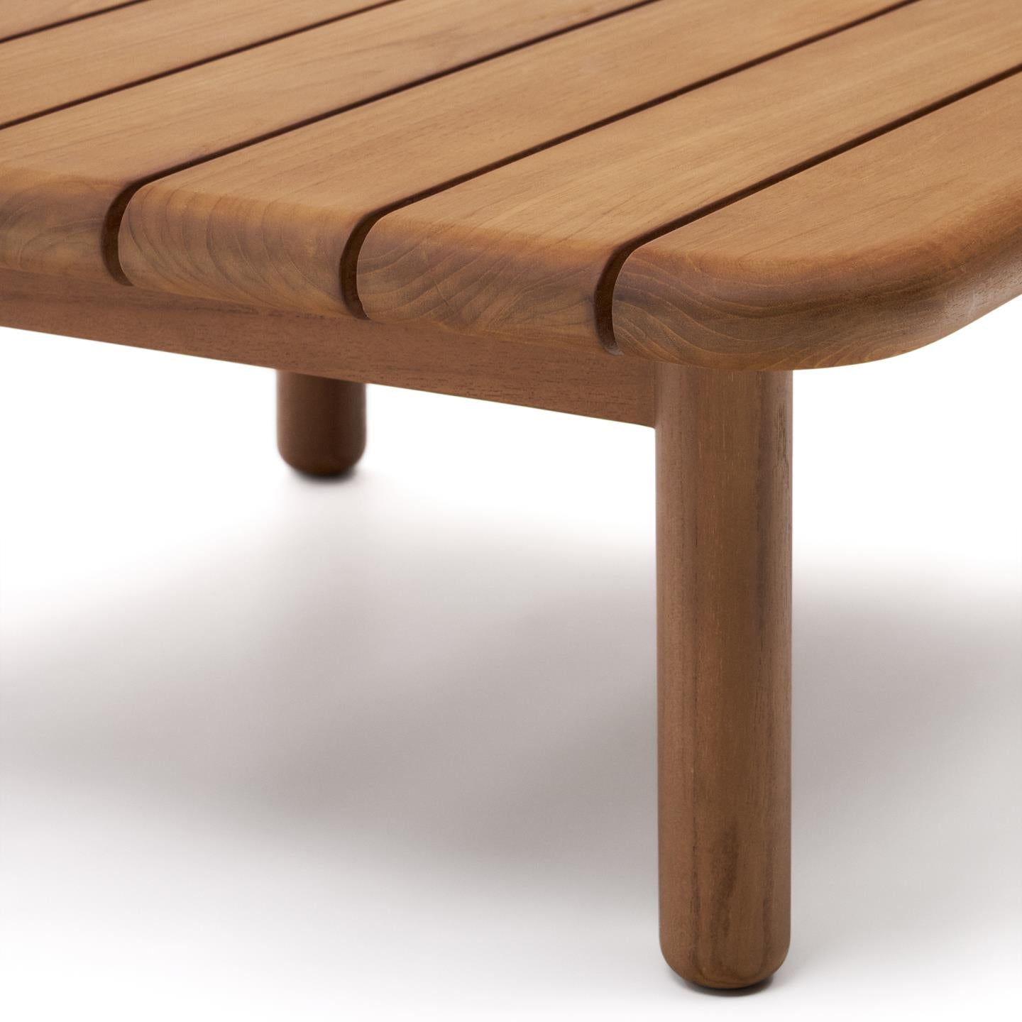 Kave Home Turqueta salontafel 70x70 cm teakhout