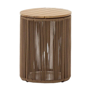 Kave Home Dandara bijzettafel Ø40 cm Beige