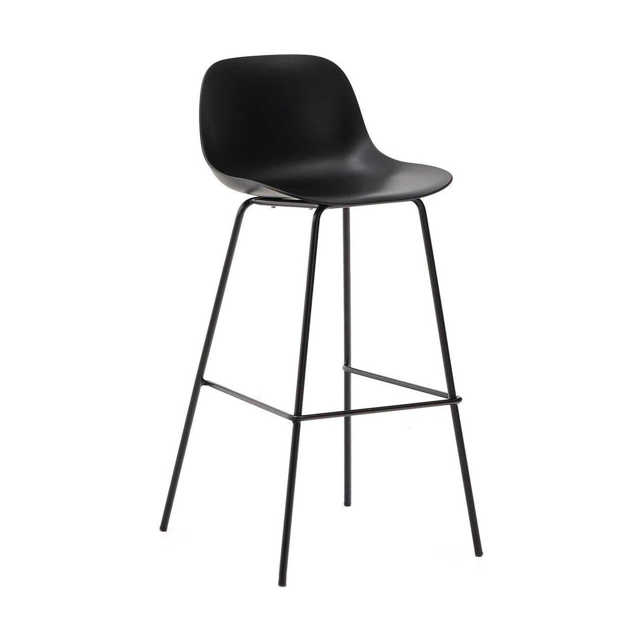 Kave Home Altea barkruk H75 Zwart