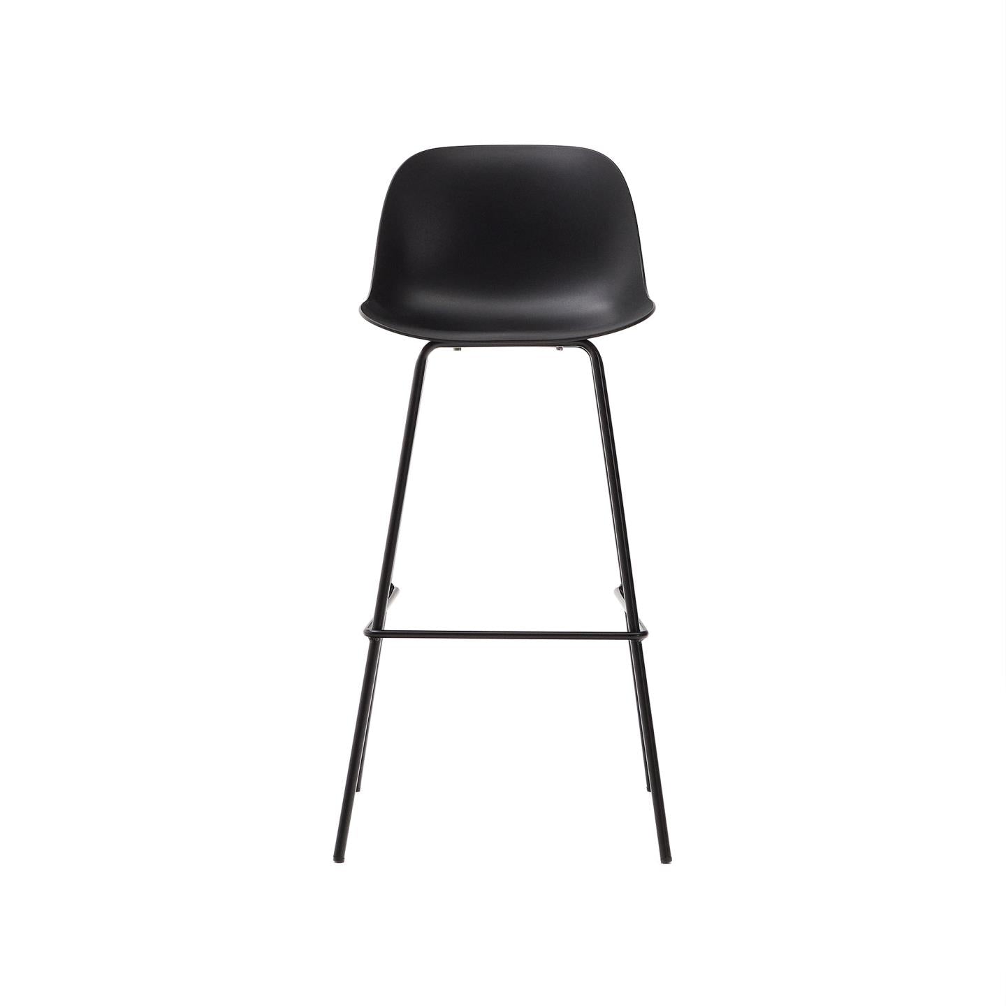 Kave Home Altea barkruk H75 Zwart