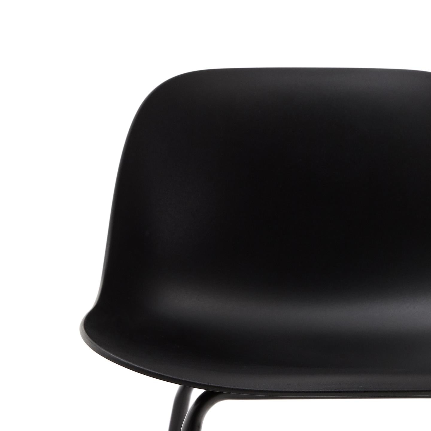 Kave Home Altea barkruk H75 Zwart