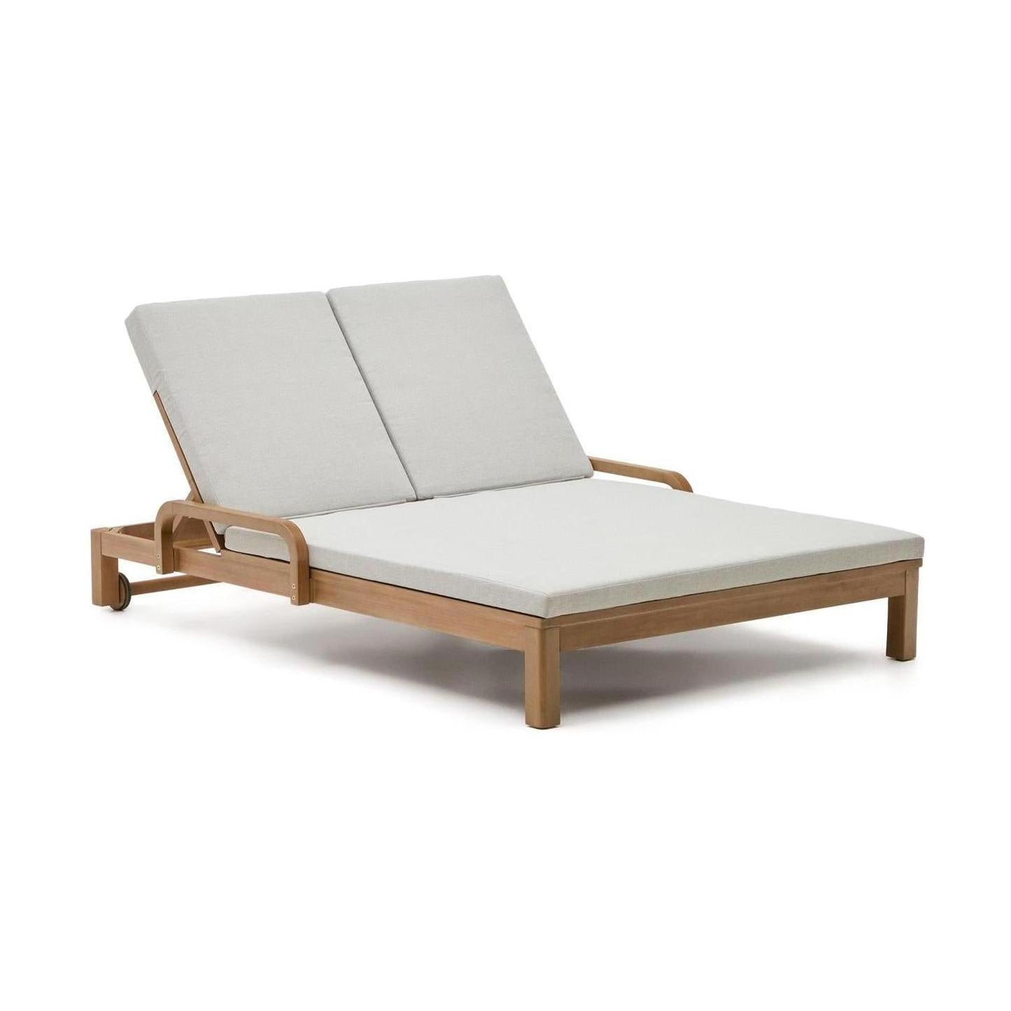 Kave Sonsaura ligbed 2-persoons eucalyptushout