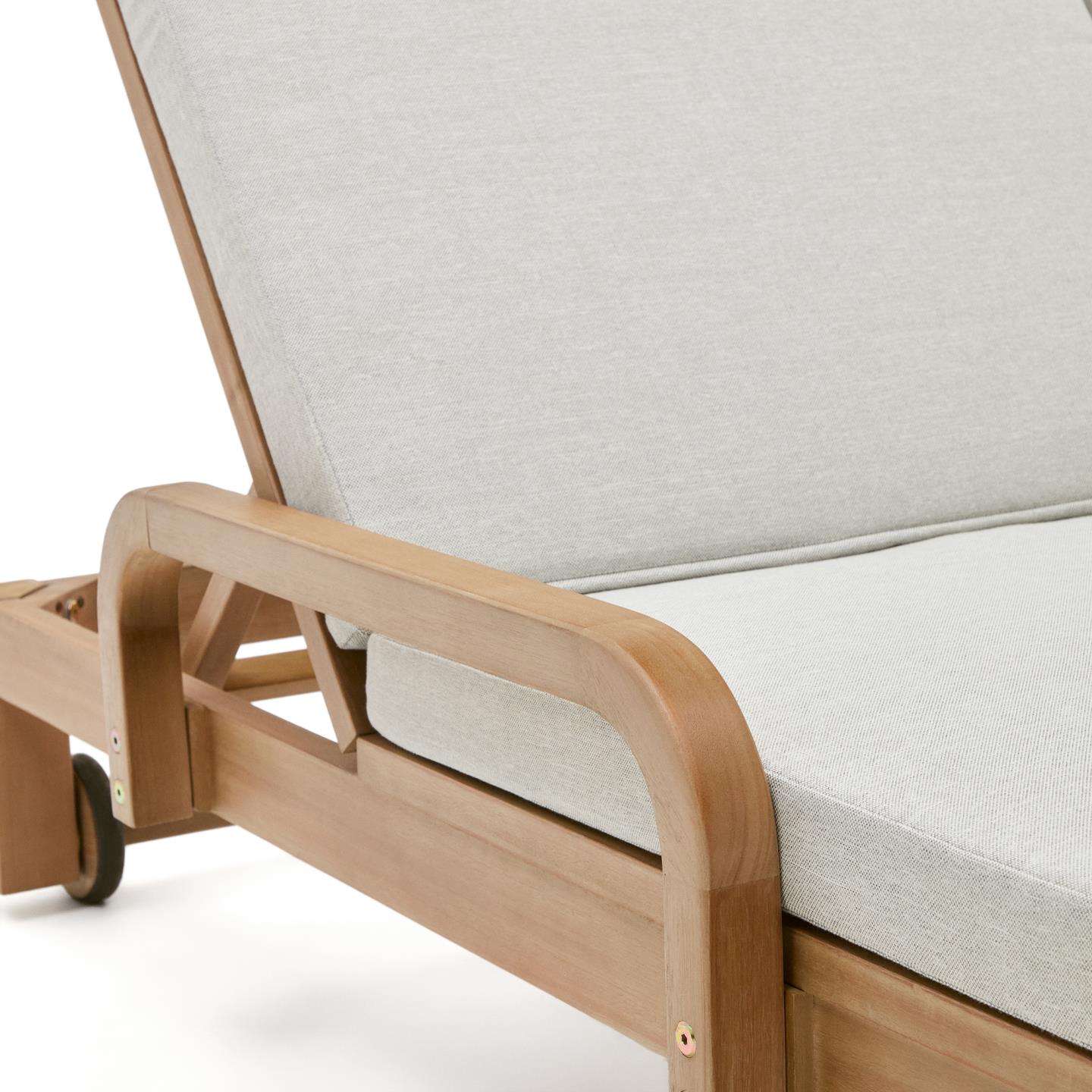 Kave Sonsaura ligbed 2-persoons eucalyptushout
