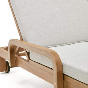 Kave Sonsaura ligbed 2-persoons eucalyptushout