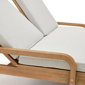 Kave Sonsaura ligbed 2-persoons eucalyptushout