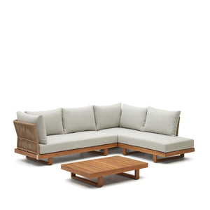 Kave Home Raco loungeset accaciahout