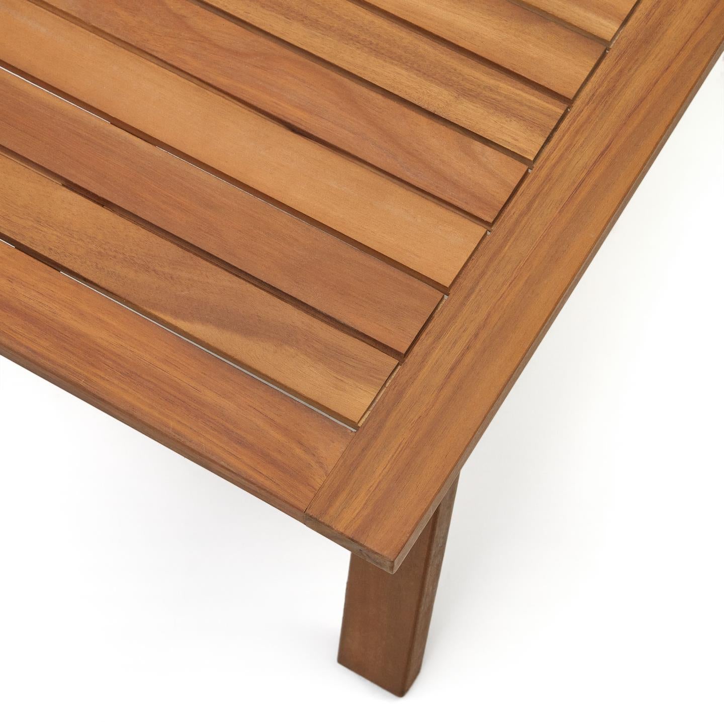 Kave Home Frares tuinset Beige acaciahout