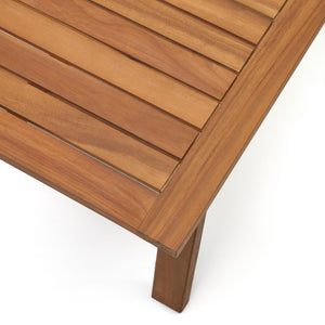 Kave Home Frares tuinset Beige acaciahout