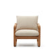 Kave Home Sacaleta fauteuil eucalyptushout