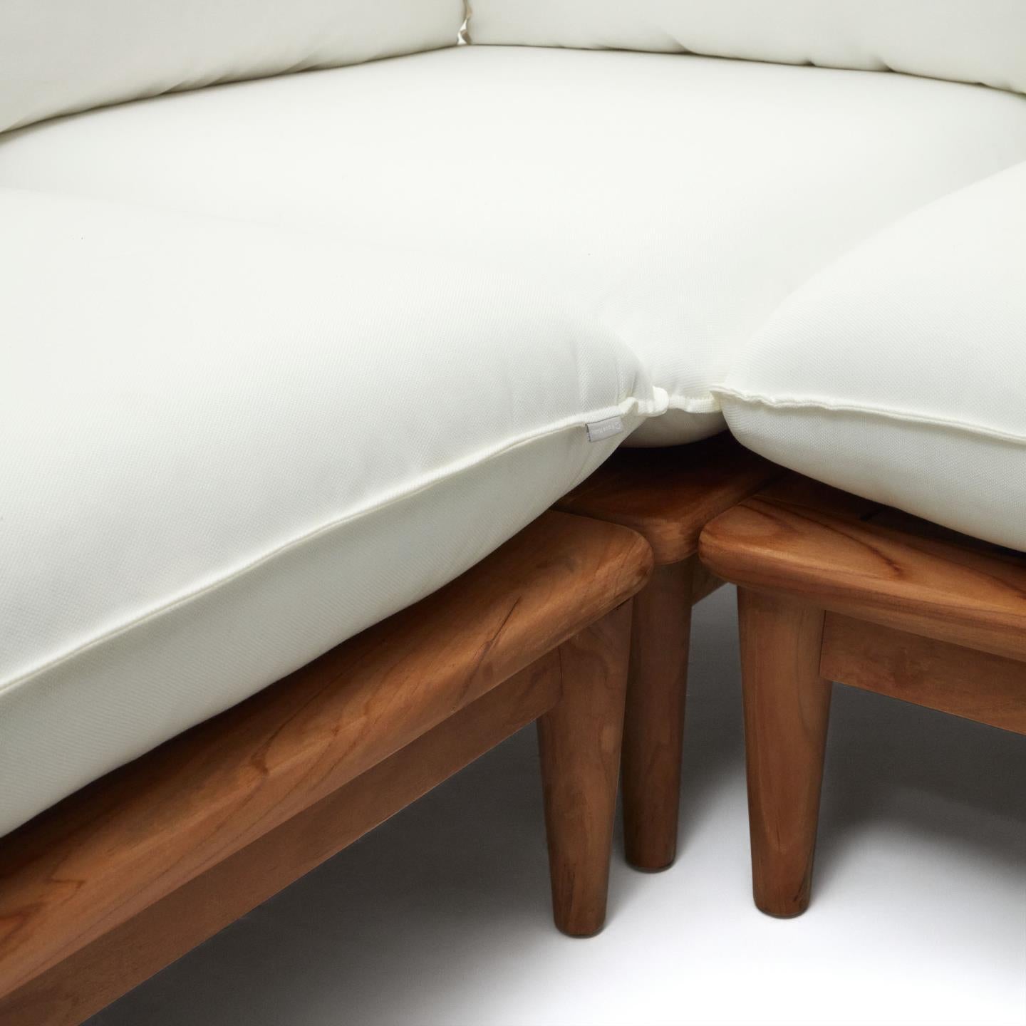 Kave Home Portitxol loungeset teakhout