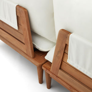 Kave Home Portitxol loungeset teakhout