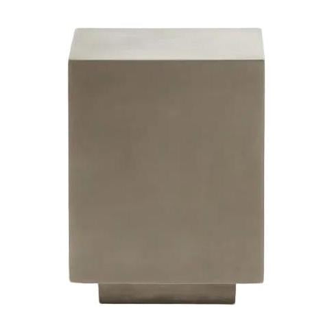 Kave Home Rustella bijzettafel 35x35 cm Cement