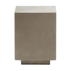 Kave Home Rustella bijzettafel 35x35 cm Cement