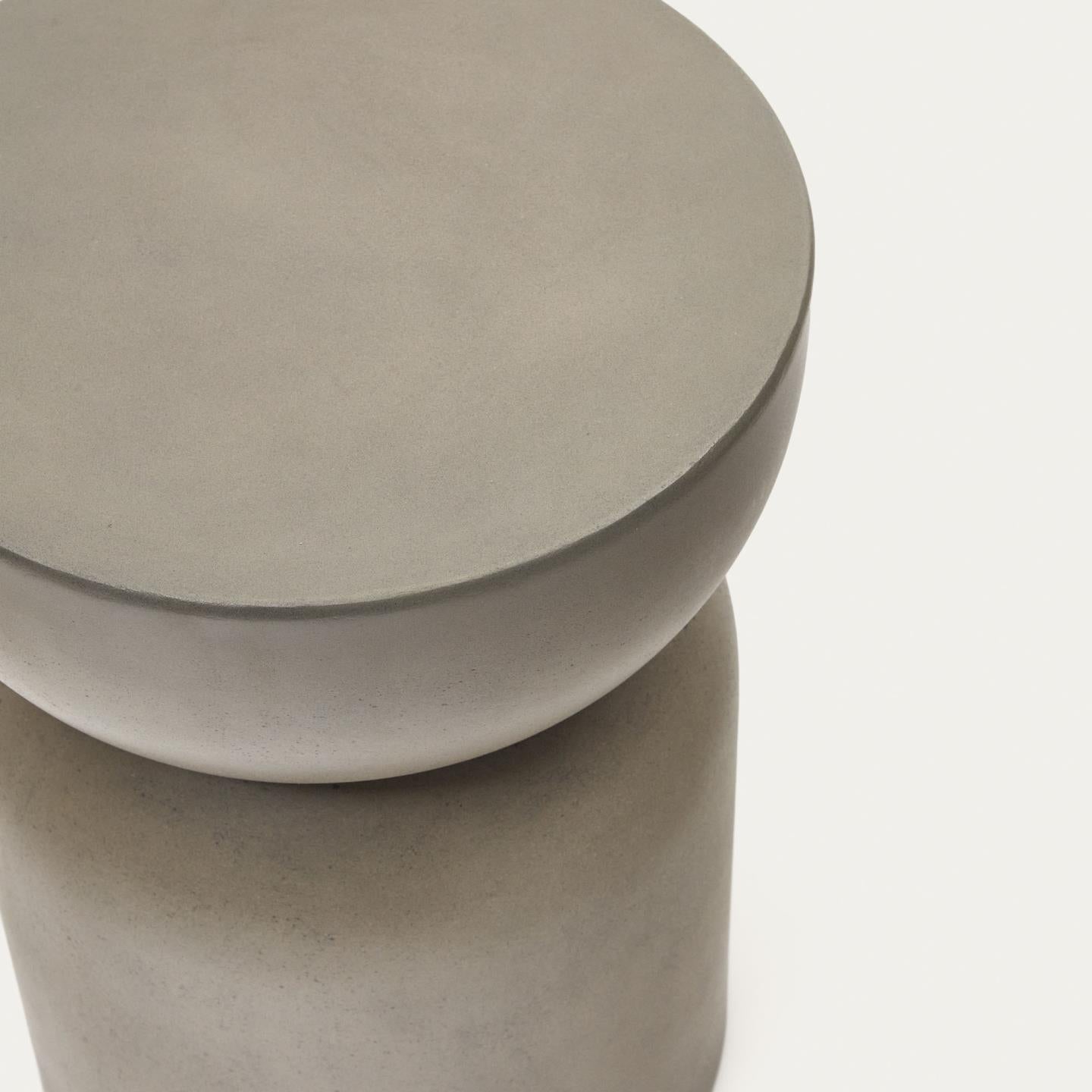 Kave Home Garbet salontafel Ø32 cm cement