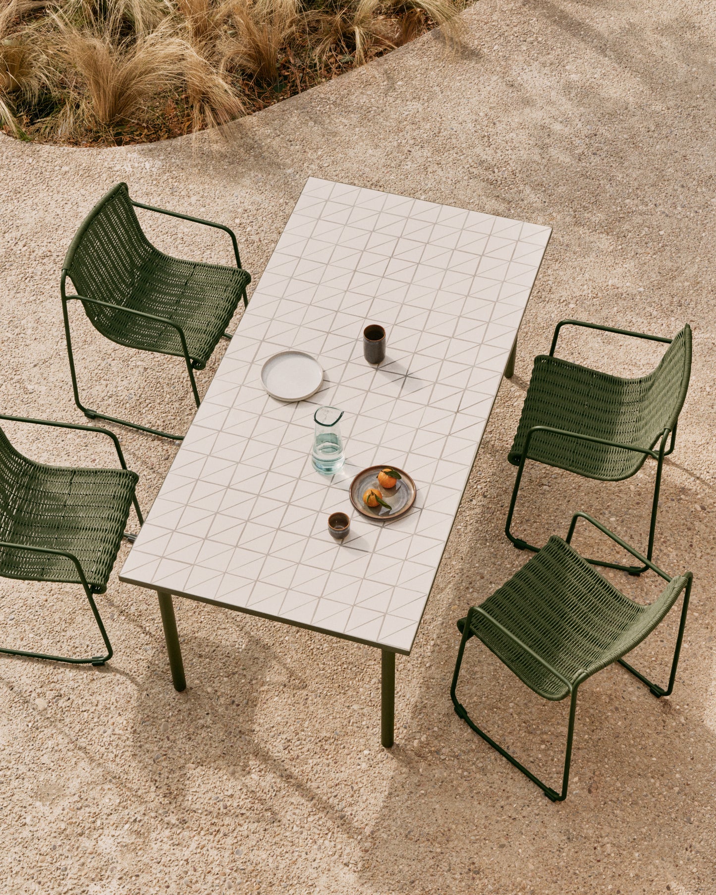 Kave Home Maurina tuinstoel Groen