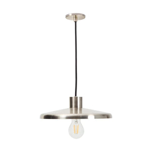 Kave Home Nuvira hanglamp metaal geborsteld Lichtgrijs
