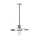 Kave Home Nuvira hanglamp metaal geborsteld Lichtgrijs