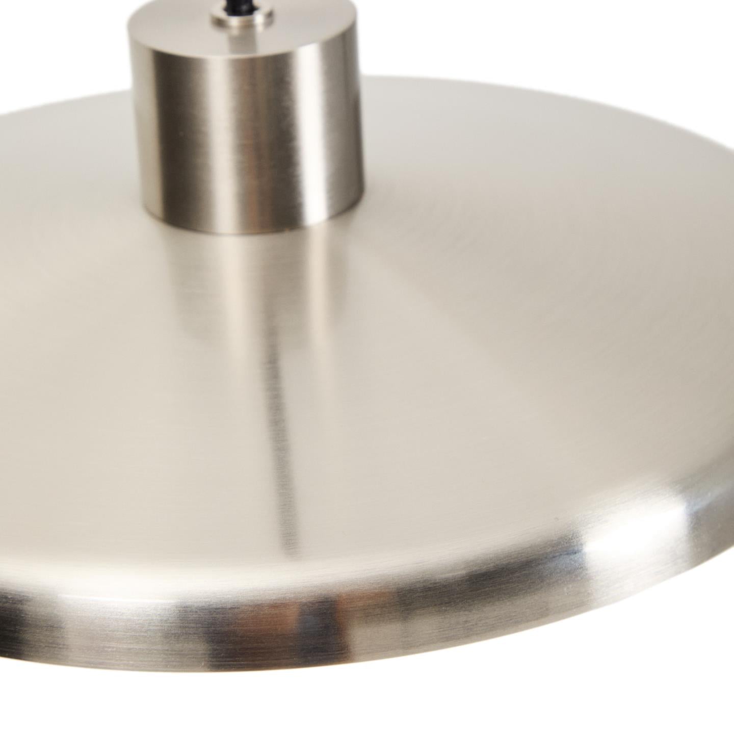 Kave Home Nuvira hanglamp metaal geborsteld Lichtgrijs
