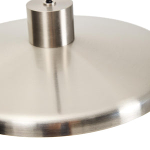 Kave Home Nuvira hanglamp metaal geborsteld Lichtgrijs