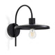 Kave Home Nuvira wandlamp metaal Zwart