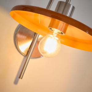 Kave Home Nuvira wandlamp metaal Oranje