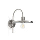 Kave Home Nuvira wandlamp metaal geborsteld Lichtgrijs