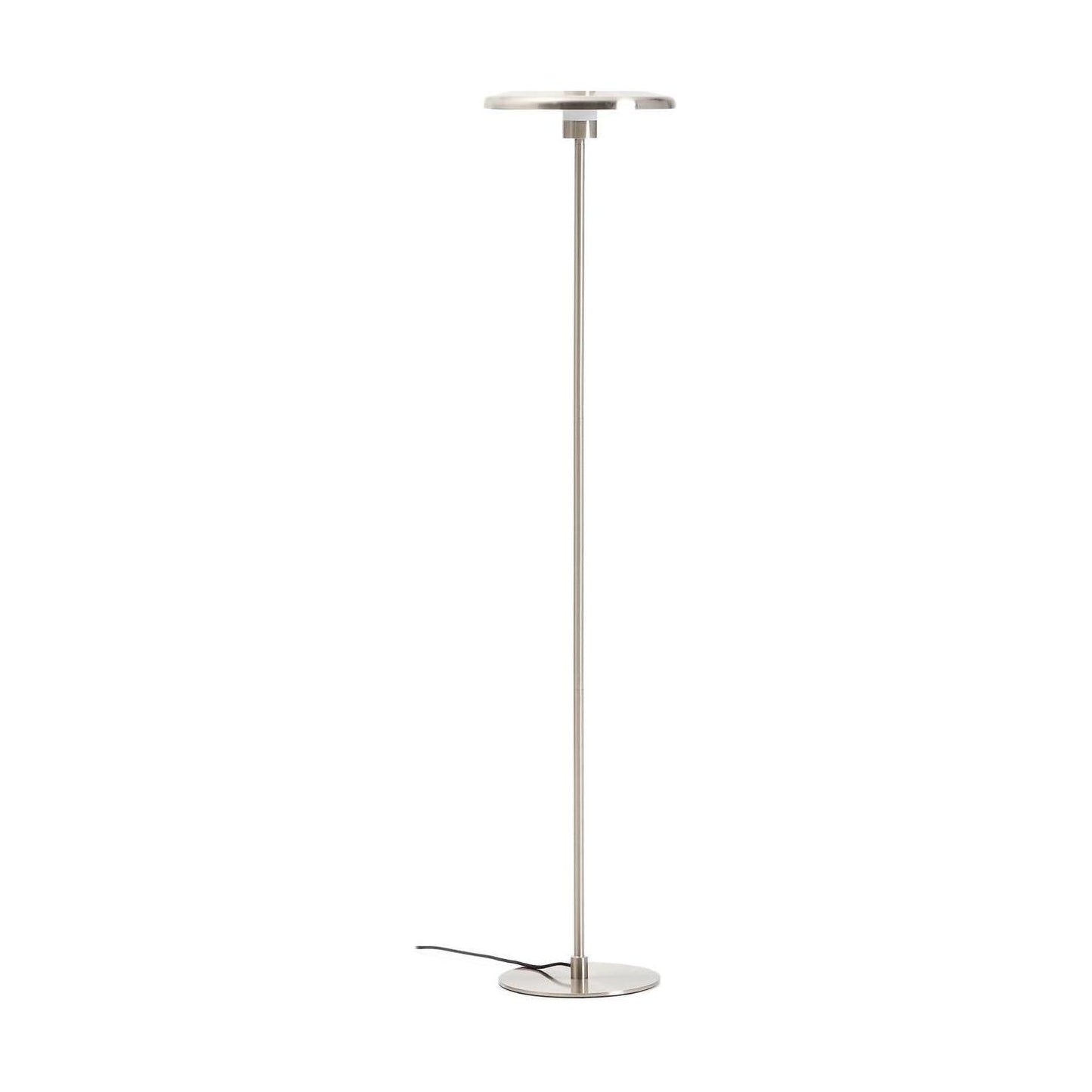 Kave Home Nuvira vloerlamp metaal geborsteld Lichtgrijs