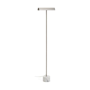 Kave Home Lynor vloerlamp metaal geborsteld Lichtgrijs