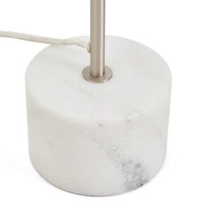 Kave Home Lynor vloerlamp metaal geborsteld Lichtgrijs