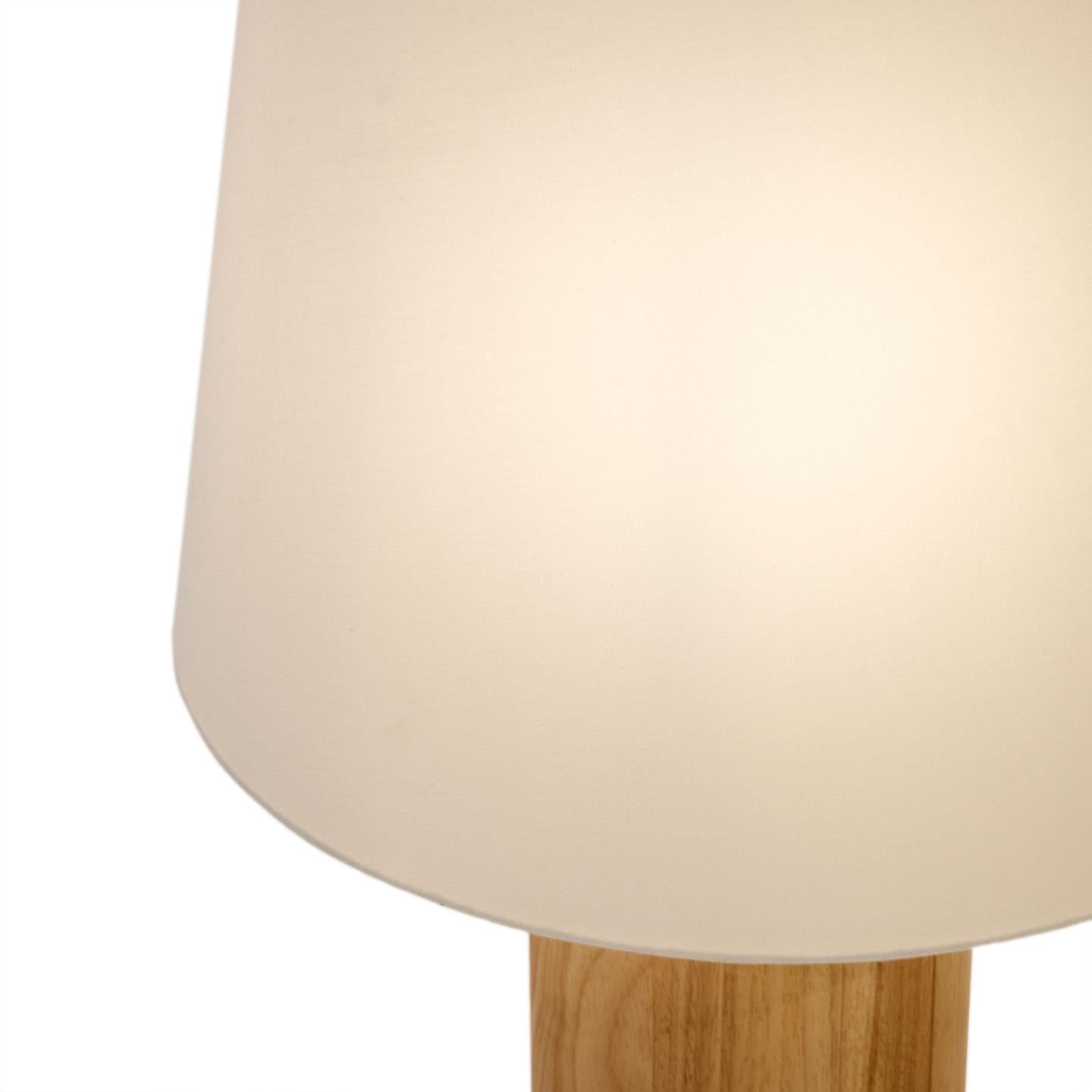 Kave Home Marga vloerlamp Naturel