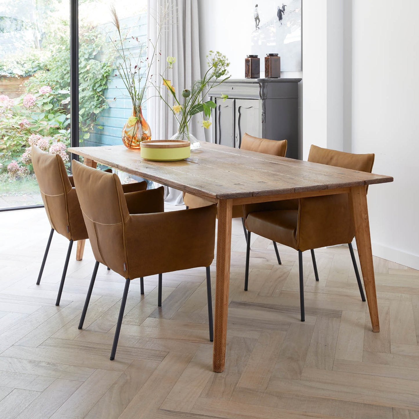 LABEL Vandenberg Mali armstoel Bruin