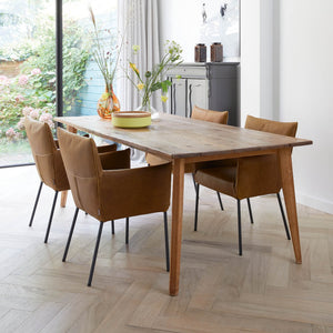 LABEL Vandenberg Mali armstoel Bruin