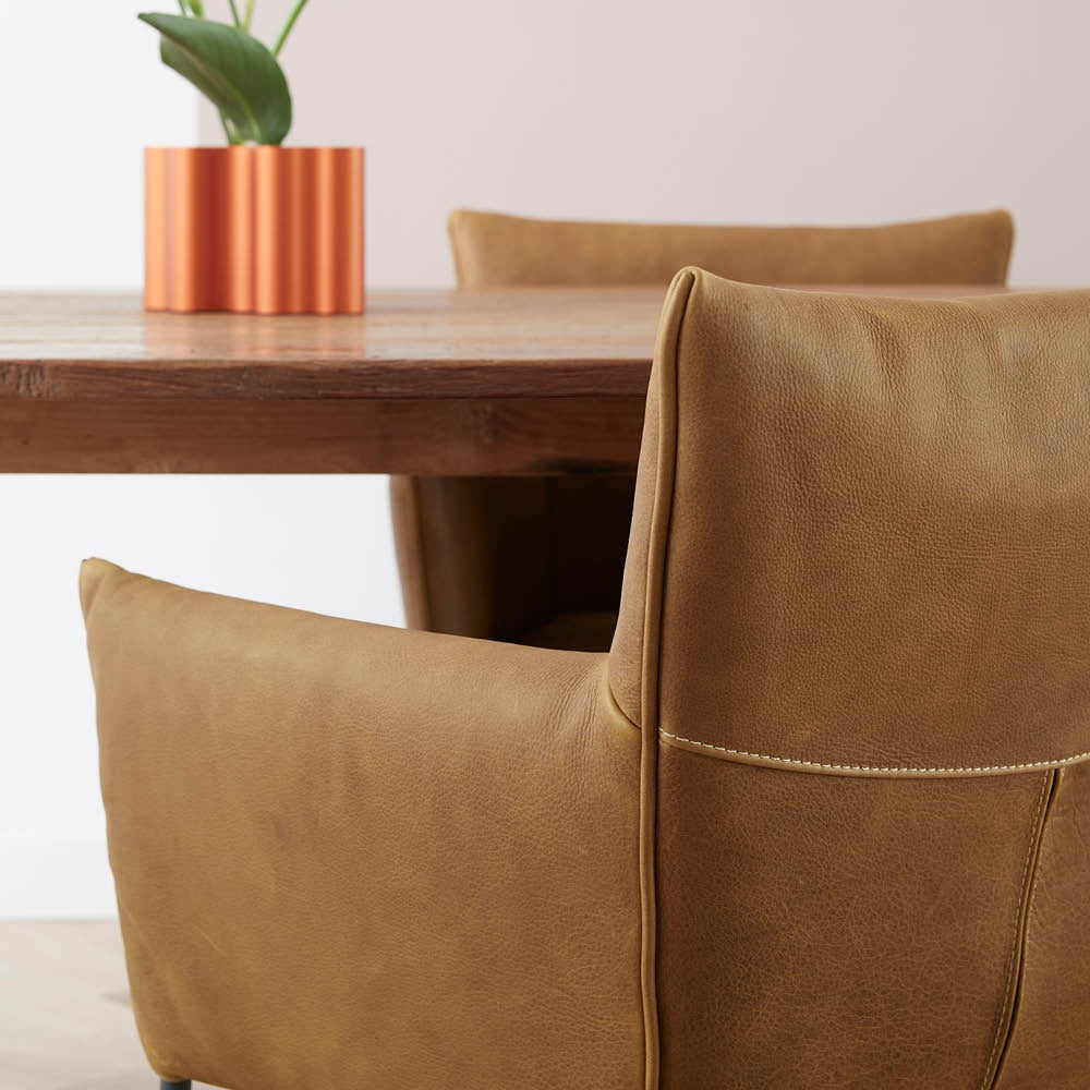 LABEL Vandenberg Mali armstoel Bruin